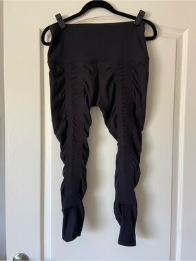 Black Sweetflexx Resistance Band Active Leggings Size 10